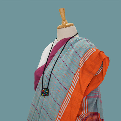Aqua Green Handloom cotton Saree| simmpli ethnicc